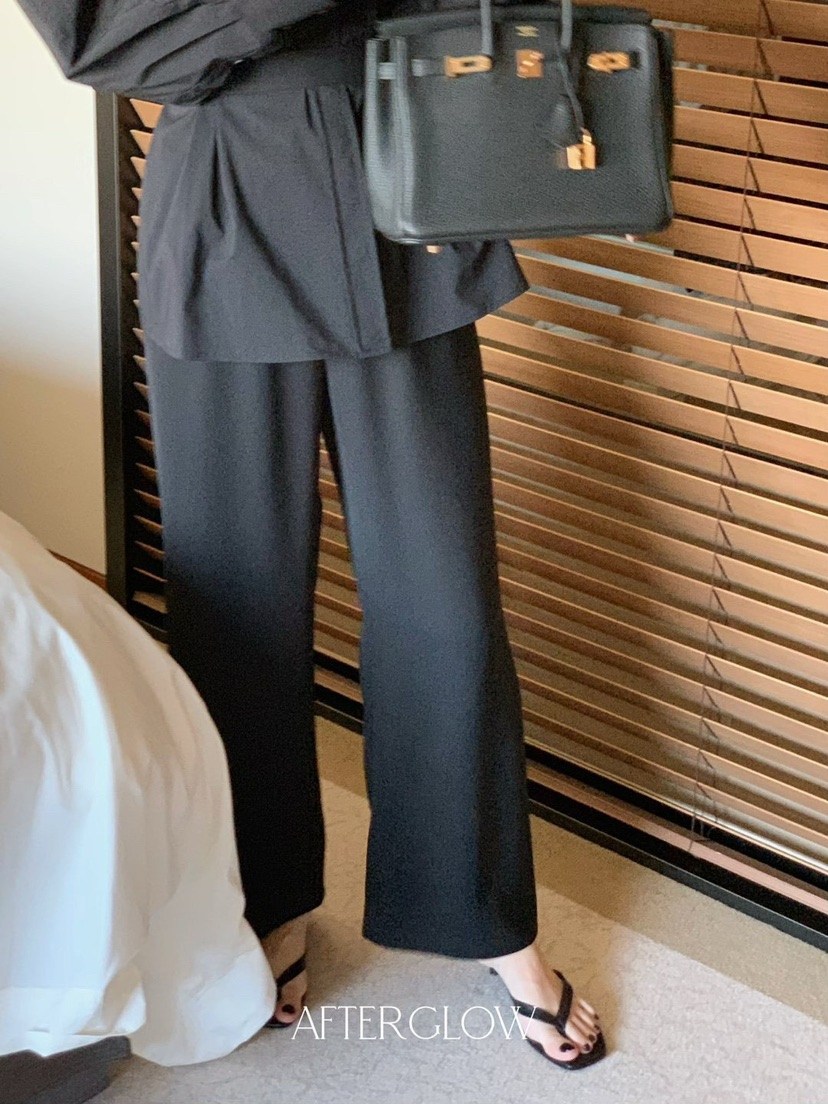 AFTERGLOW韓國直郵㊣女裝新款推薦熱賣人氣休閑25春夏休閑褲AFTERGLOW休閑褲圖色5
