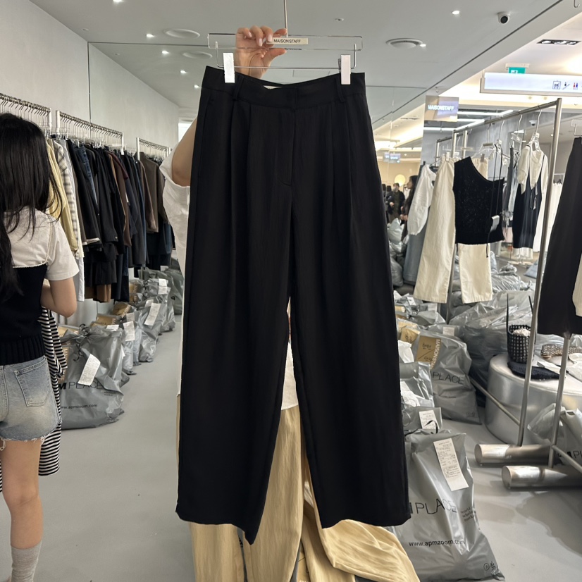 DOUBLE STANDARD/LE SMOKING/MAISONSTAFF直郵韓國代購㊣女裝新品休閑休閑褲MAISONSTAFF/DOUBLE STANDARD休閑褲圖色2