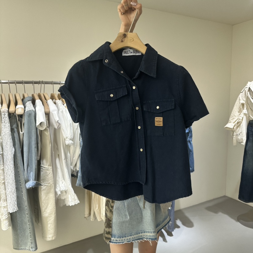 VAULT韓國直郵㊣東大門實拍女裝新款25春夏人氣休閑推薦夾克VAULT夾克圖色2