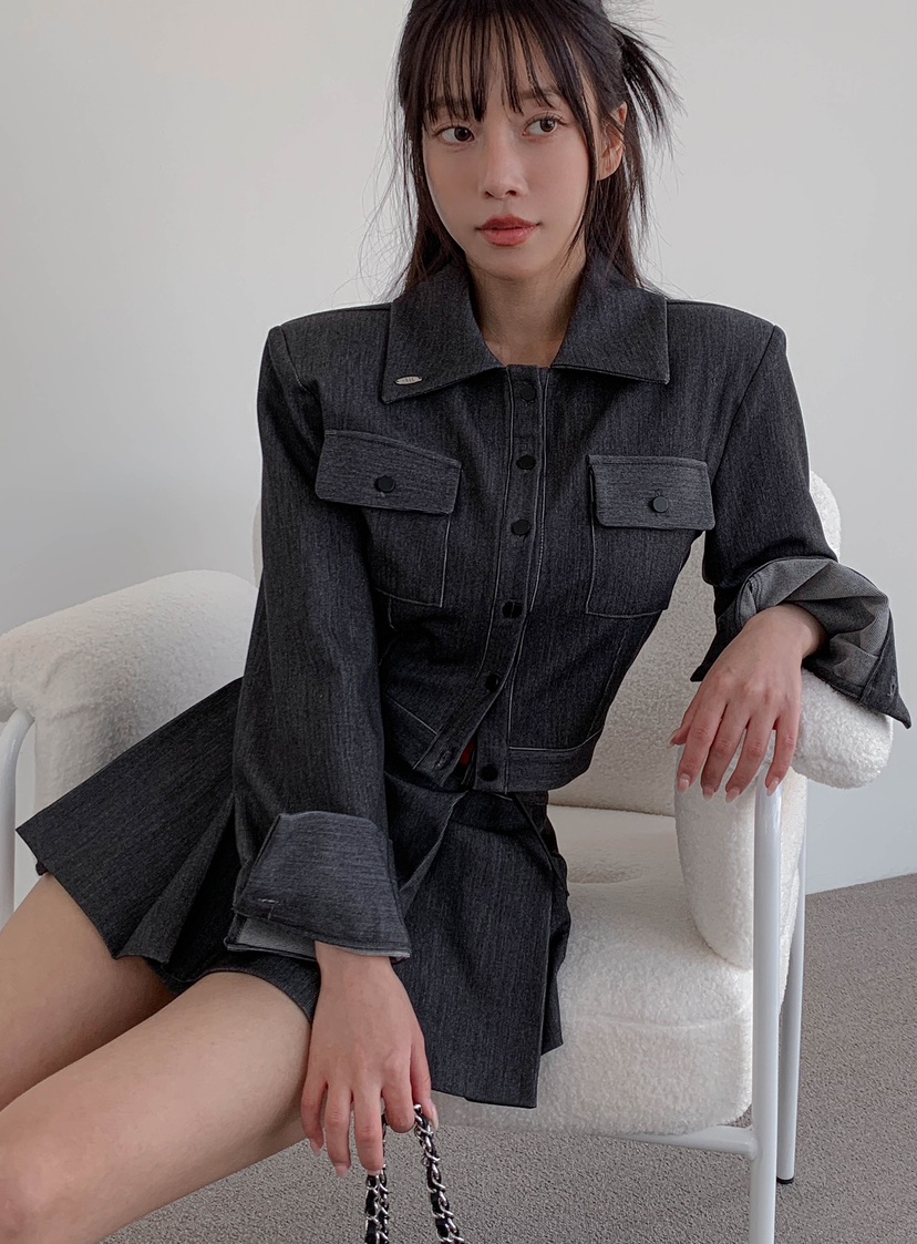 SLIT韓國直郵女士新款人氣職業時尚熱賣25春夏套裝不含內搭SLIT套裝