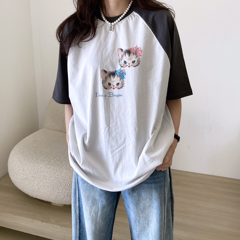 HANNA-A東大門實拍女士新品休閑時尚職業真品25春夏人氣T恤HANNAT恤