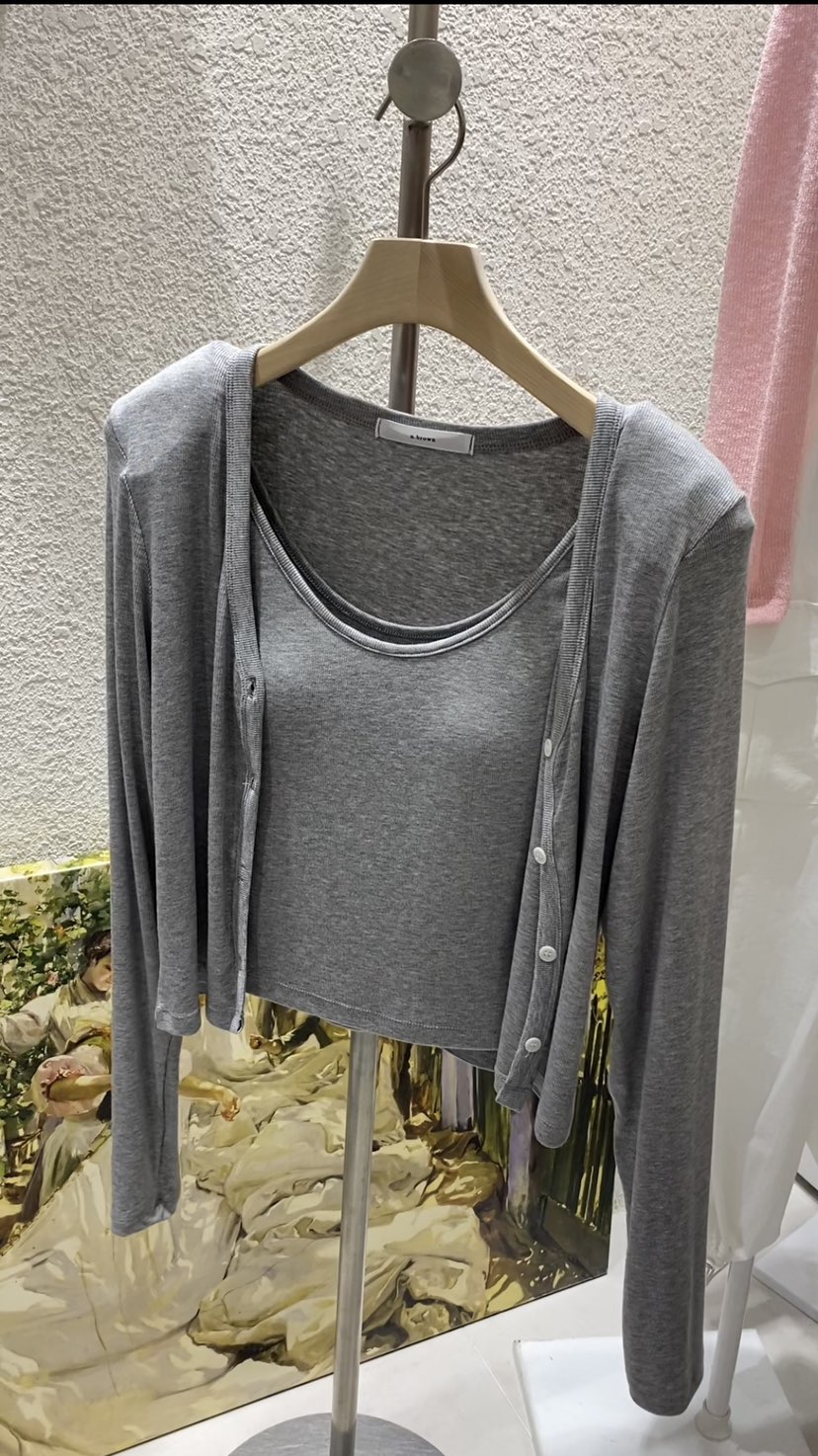 N BROWN韓國直郵女士新品人氣休閑時尚25春夏套裝套裝開衫N BROWN套裝圖色3