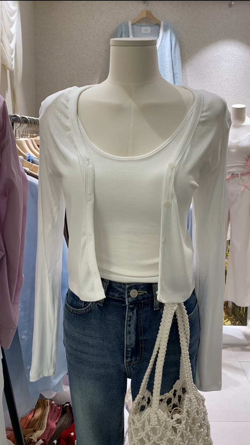 N BROWN韓國直郵女士新品人氣休閑時尚25春夏套裝套裝開衫N BROWN套裝圖色6