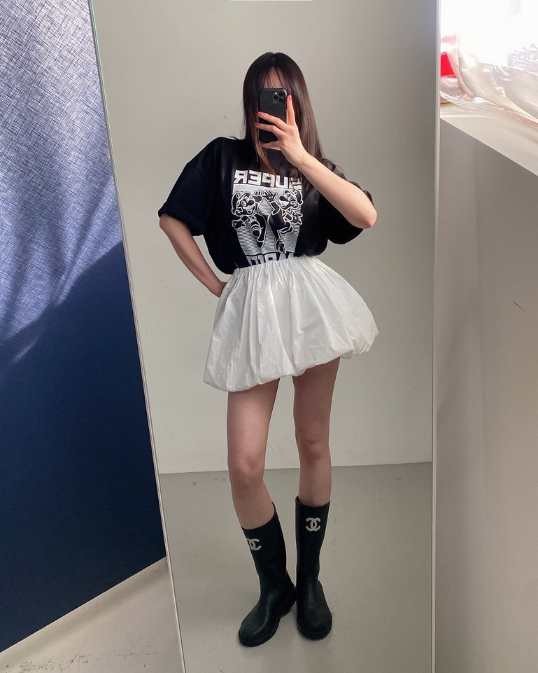 JENNIE東大門實拍女士新款人氣時尚真品熱賣推薦休閑25春夏短裙JENNIE/VENEFIT短裙
