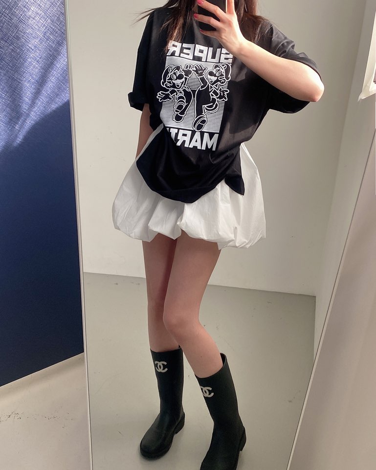 JENNIE東大門實拍女士新款人氣時尚真品熱賣推薦休閑25春夏短裙JENNIE/VENEFIT短裙