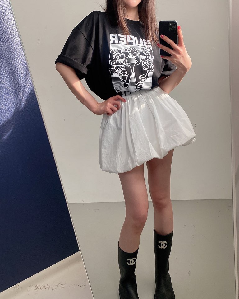 JENNIE東大門實拍女士新款人氣時尚真品熱賣推薦休閑25春夏短裙JENNIE/VENEFIT短裙