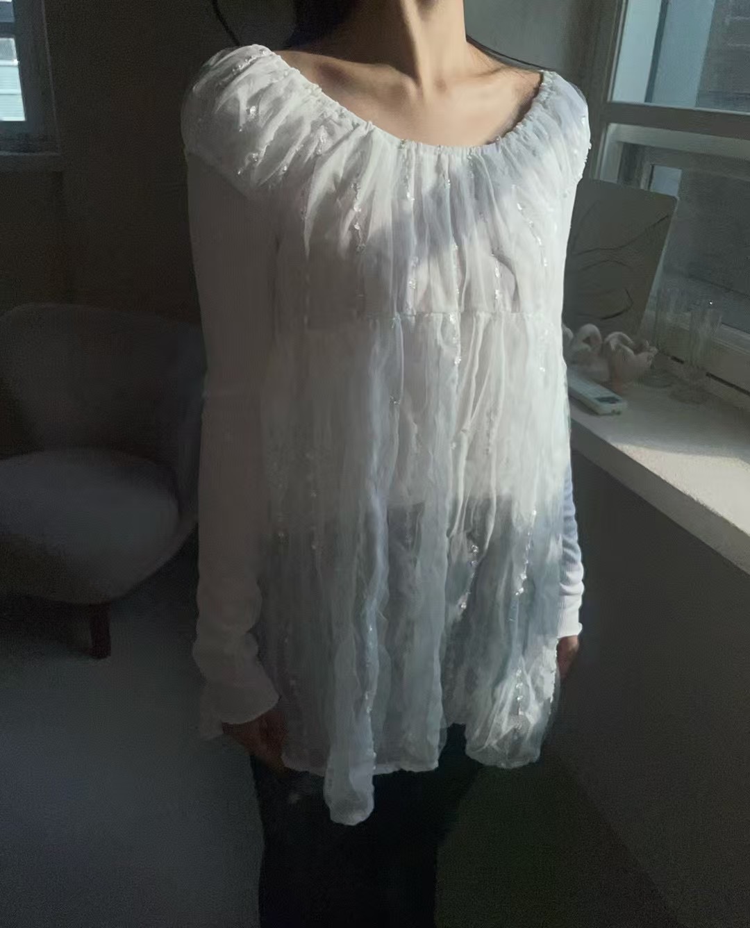 THELACREAM東大門直郵女裝新款真品職業推薦25春夏休閑連衣裙THELACREAM連衣裙