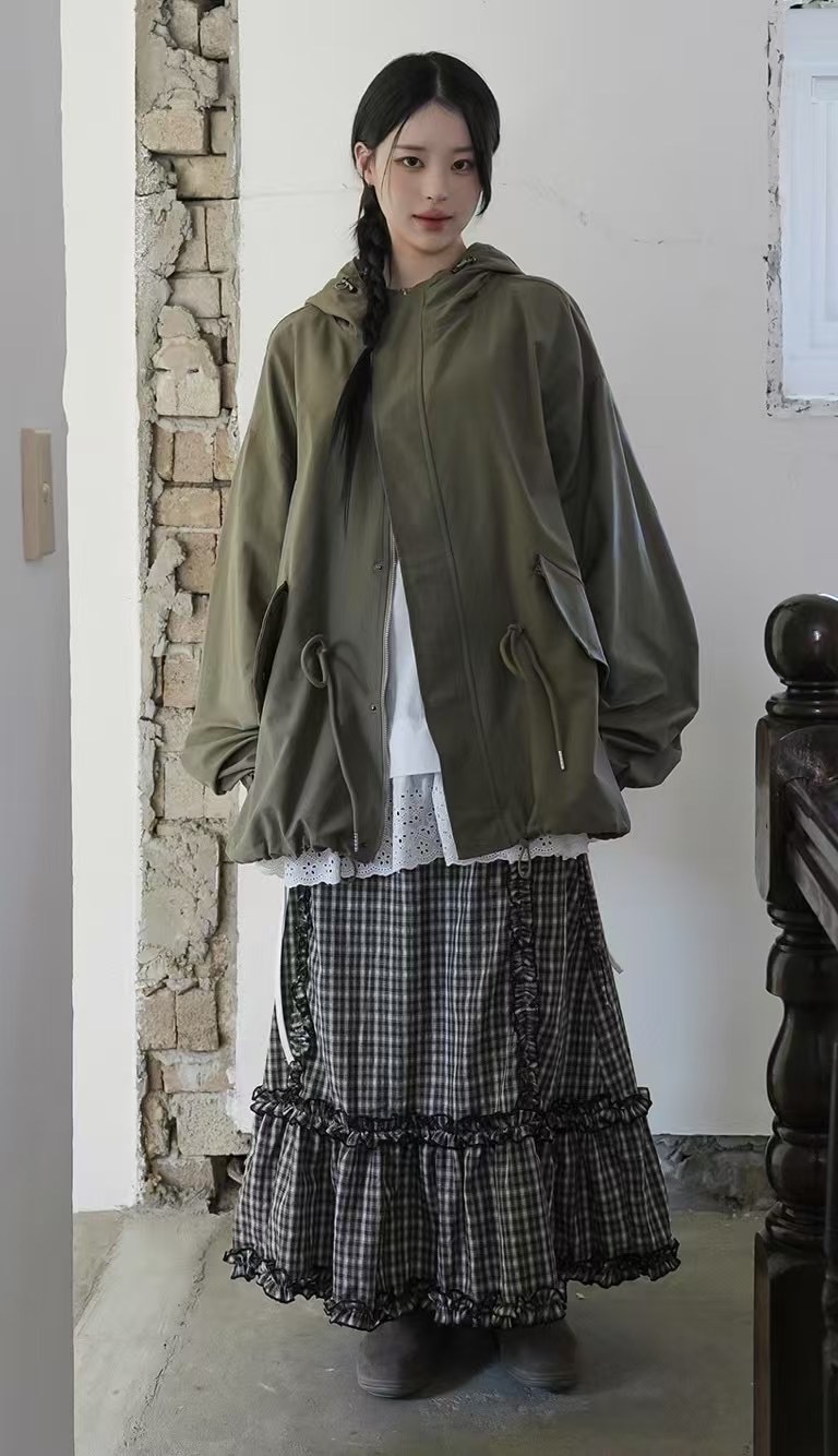 THELACREAM東大門代購女士新品25春夏推薦休閑真品時尚長裙THELACREAM長裙