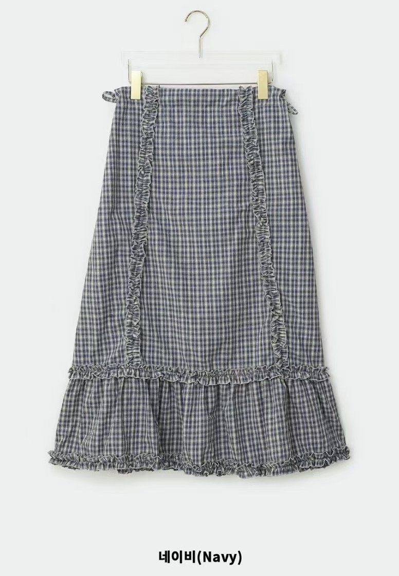 THELACREAM東大門代購女士新品25春夏推薦休閑真品時尚長裙THELACREAM長裙圖色2