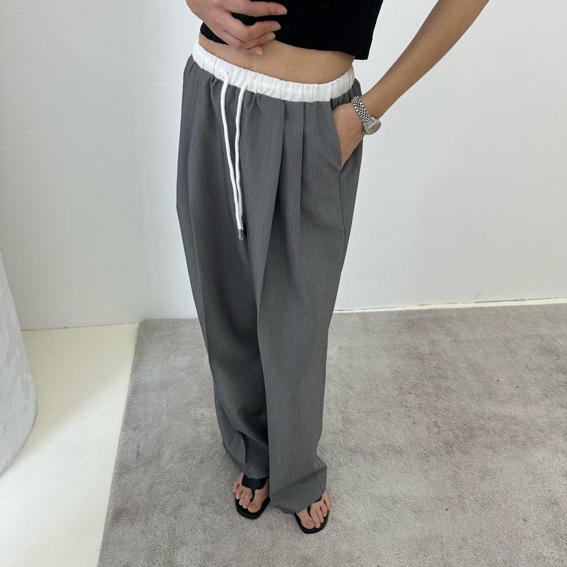 MABEL-Q韓國直郵女裝新款推薦休閑25春夏真品時尚人氣休閑褲SOUIT by mabel-Q休閑褲