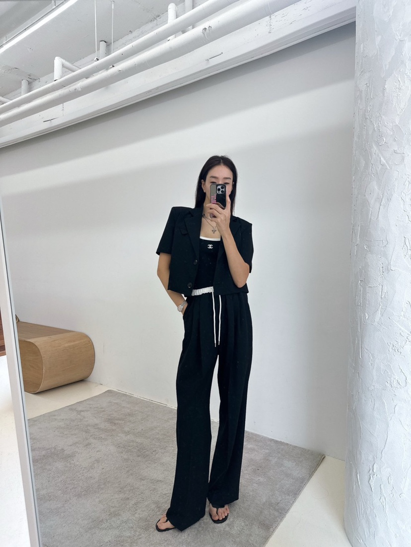 MABEL-Q韓國直郵女裝新款推薦休閑25春夏真品時尚人氣休閑褲SOUIT by mabel-Q休閑褲