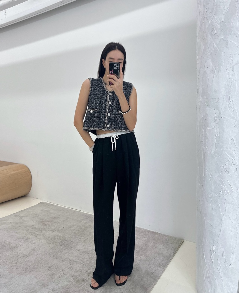 MABEL-Q韓國直郵女裝新款推薦休閑25春夏真品時尚人氣休閑褲SOUIT by mabel-Q休閑褲