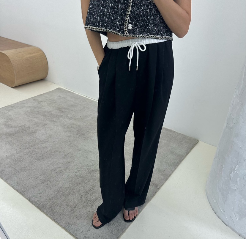 MABEL-Q韓國直郵女裝新款推薦休閑25春夏真品時尚人氣休閑褲SOUIT by mabel-Q休閑褲圖色2