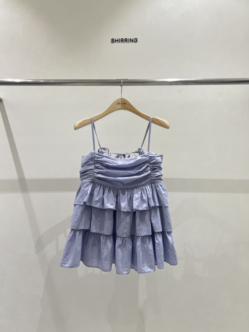 SHIRRING韓國直郵女士新款推薦真品人氣休閑25春夏吊帶背心SHIRRING吊帶/背心