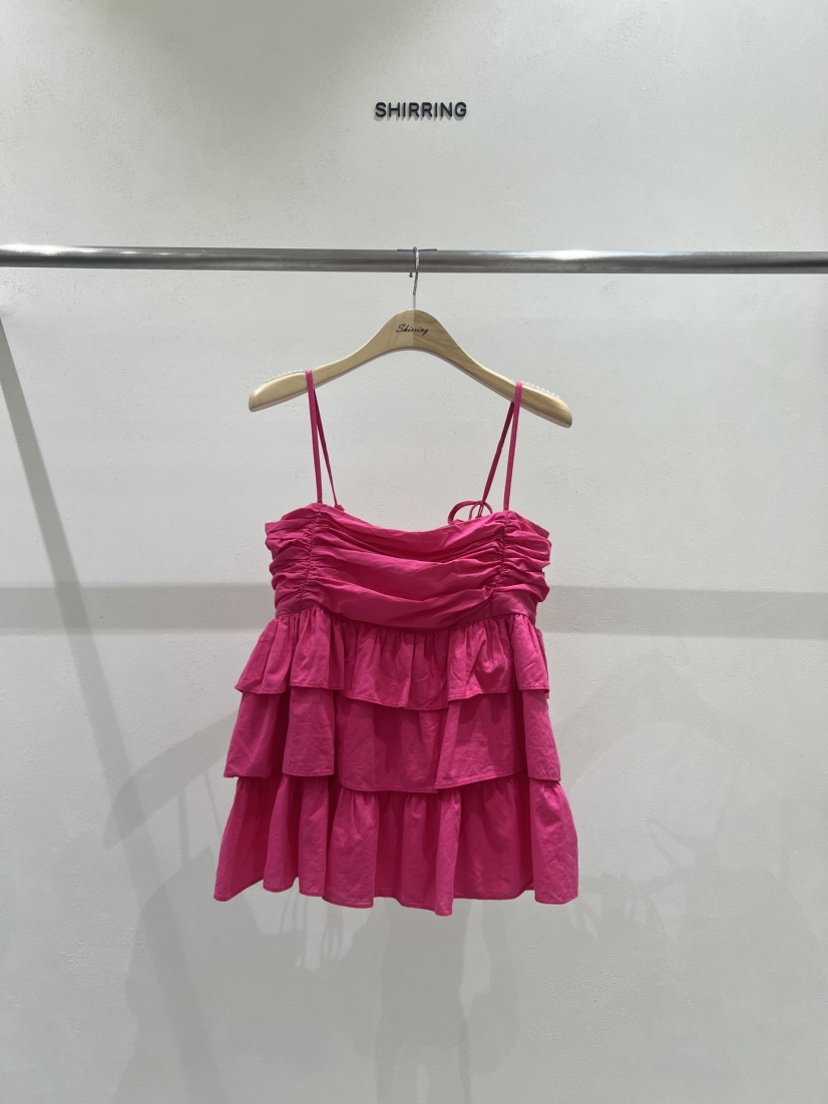 SHIRRING韓國直郵女士新款推薦真品人氣休閑25春夏吊帶背心SHIRRING吊帶/背心圖色3