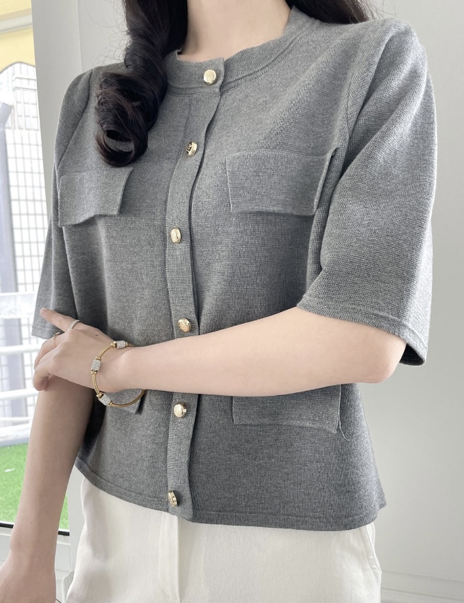 I BLLE韓國直郵㊣東大門實拍女裝新品推薦熱賣25春夏針織衫I BLLE針織衫