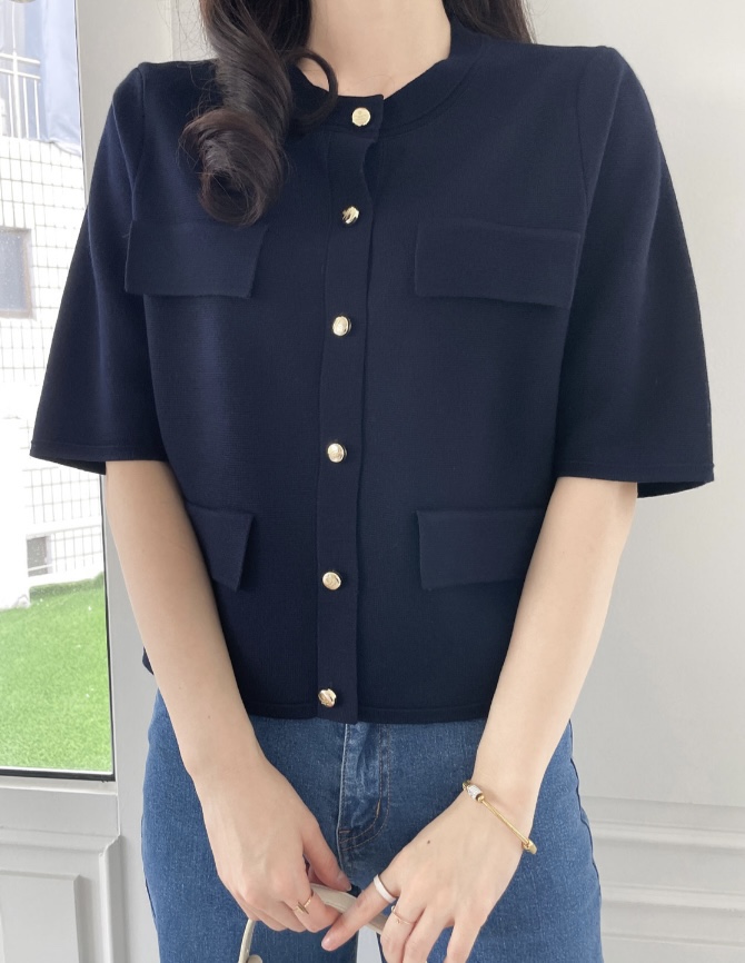 I BLLE韓國直郵㊣東大門實拍女裝新品推薦熱賣25春夏針織衫I BLLE針織衫圖色2
