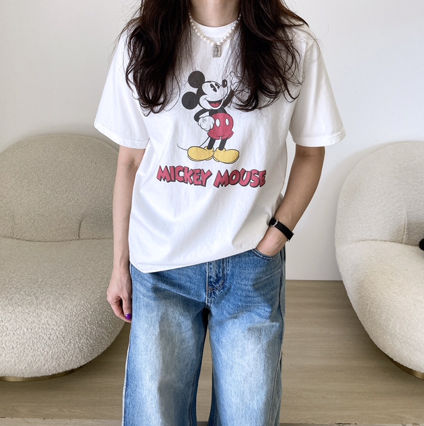 HANNA-A韓國直郵㊣女裝新款休閑時尚25春夏人氣推薦熱賣T恤HANNAT恤