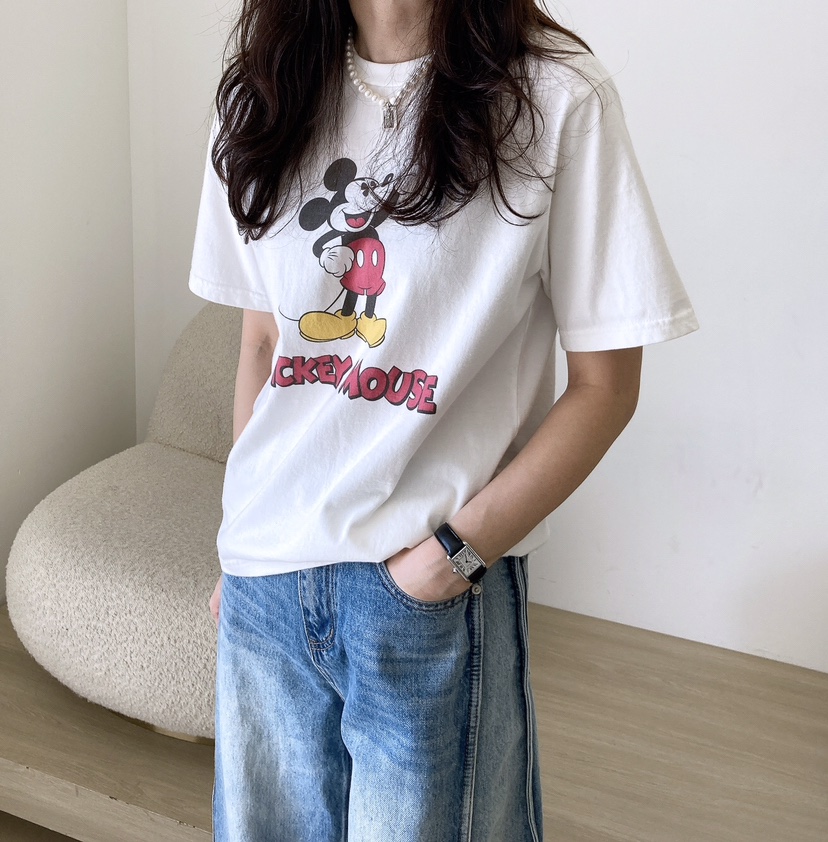 HANNA-A韓國直郵㊣女裝新款休閑時尚25春夏人氣推薦熱賣T恤HANNAT恤