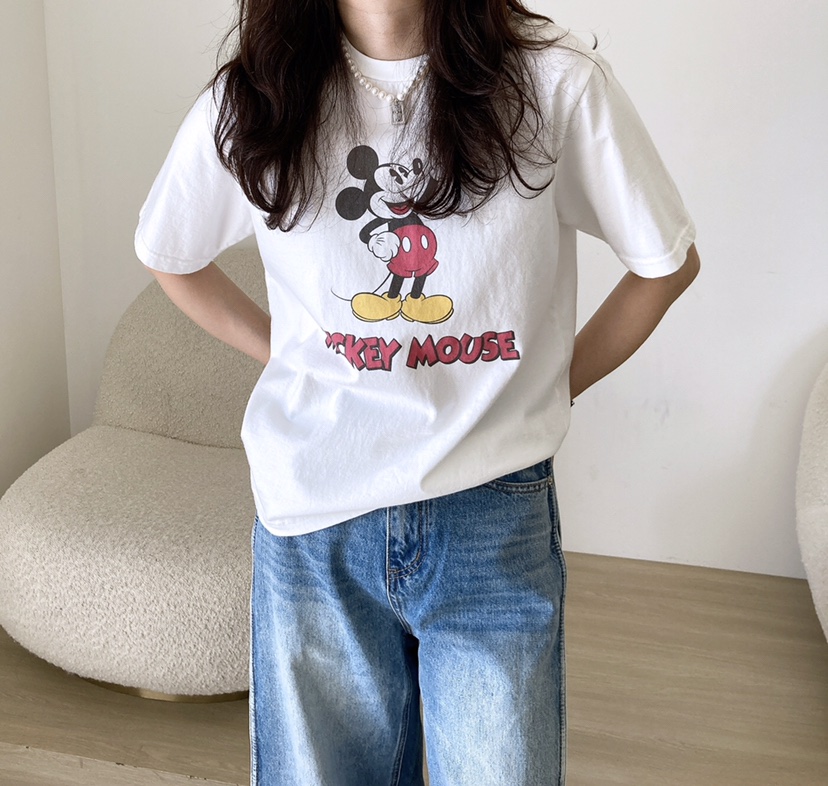 HANNA-A韓國直郵㊣女裝新款休閑時尚25春夏人氣推薦熱賣T恤HANNAT恤