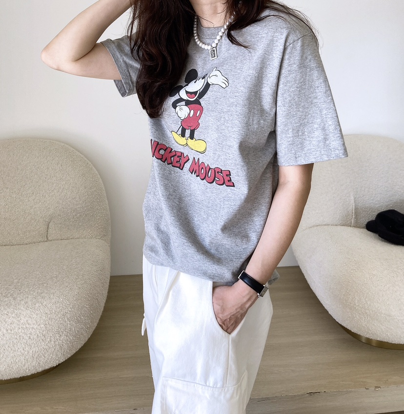 HANNA-A韓國直郵㊣女裝新款休閑時尚25春夏人氣推薦熱賣T恤HANNAT恤