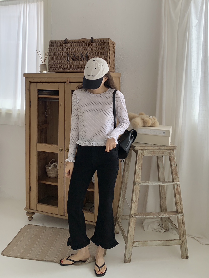 FORMSTUDIO韓國㊣直郵東大門代購女裝新款時尚25春夏長袖T恤FORMSTUDIO長袖T恤