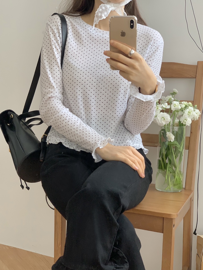 FORMSTUDIO韓國㊣直郵東大門代購女裝新款時尚25春夏長袖T恤FORMSTUDIO長袖T恤