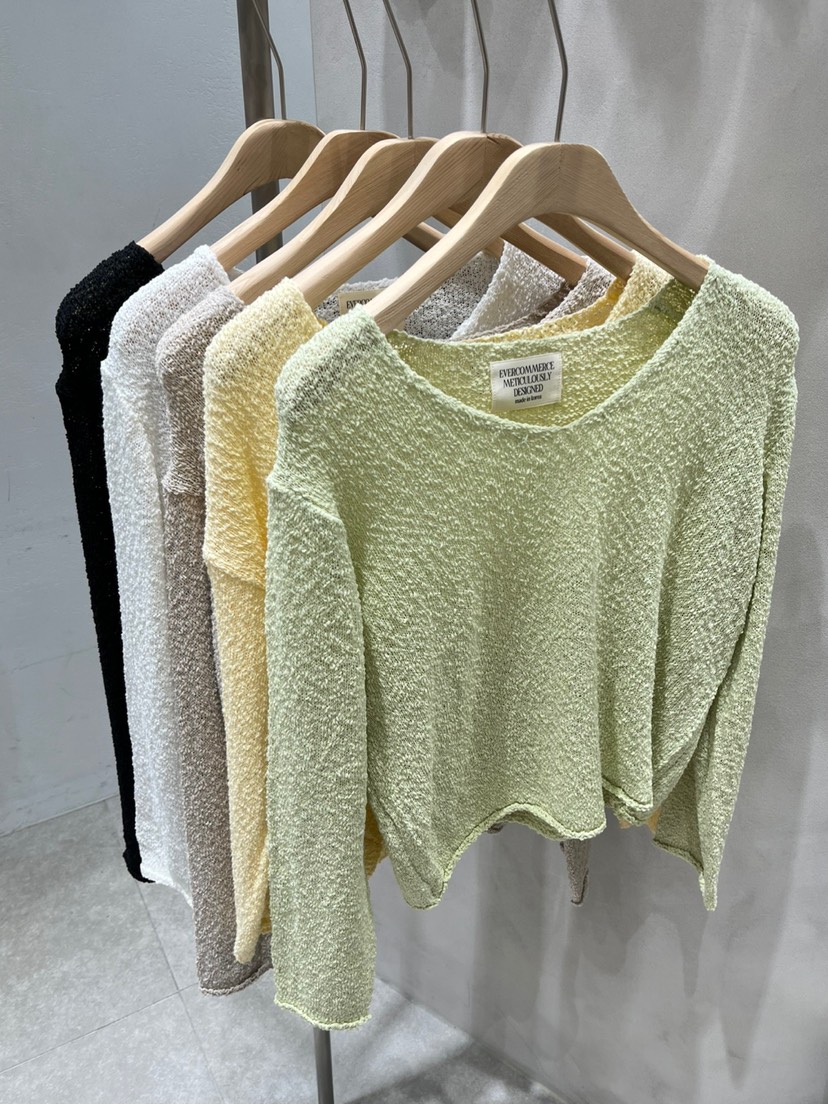 EVERCOMMERCE METICULOUSLY DESIGNED韓國直郵㊣東大門實拍女裝新款推薦針織衫EVERCOMMERCE METICULOUSLY DESIGNED針織衫