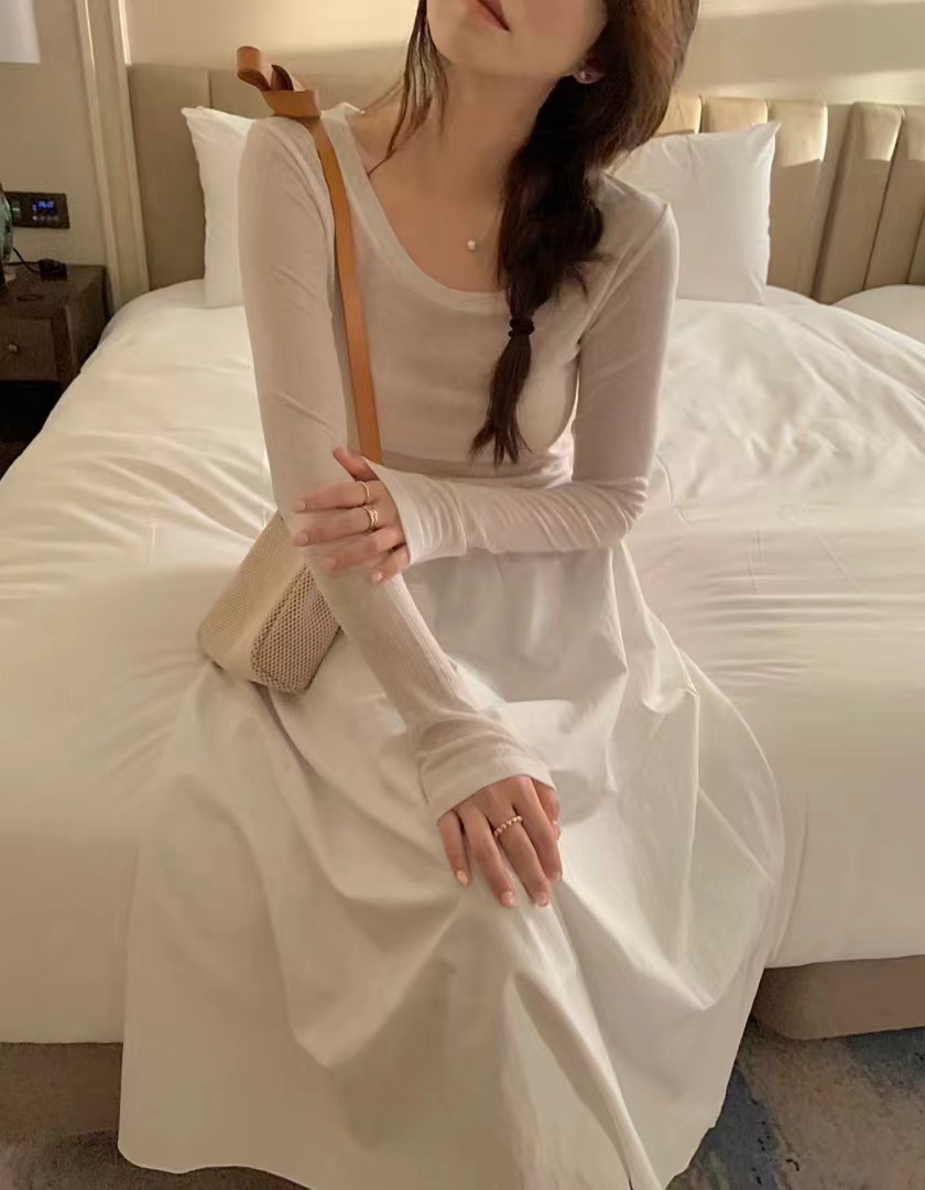 FREELOVE直郵韓國代購㊣女裝新品熱賣人氣推薦時尚25春夏長袖T恤FREELOVE長袖T恤