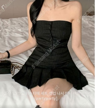 PARTY韓國㊣直郵東大門代購女裝新款推薦時尚25春夏休閑短裙PARTY短裙