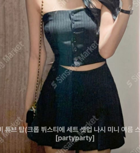 PARTY韓國㊣直郵東大門代購女裝新款推薦時尚25春夏休閑短裙PARTY短裙