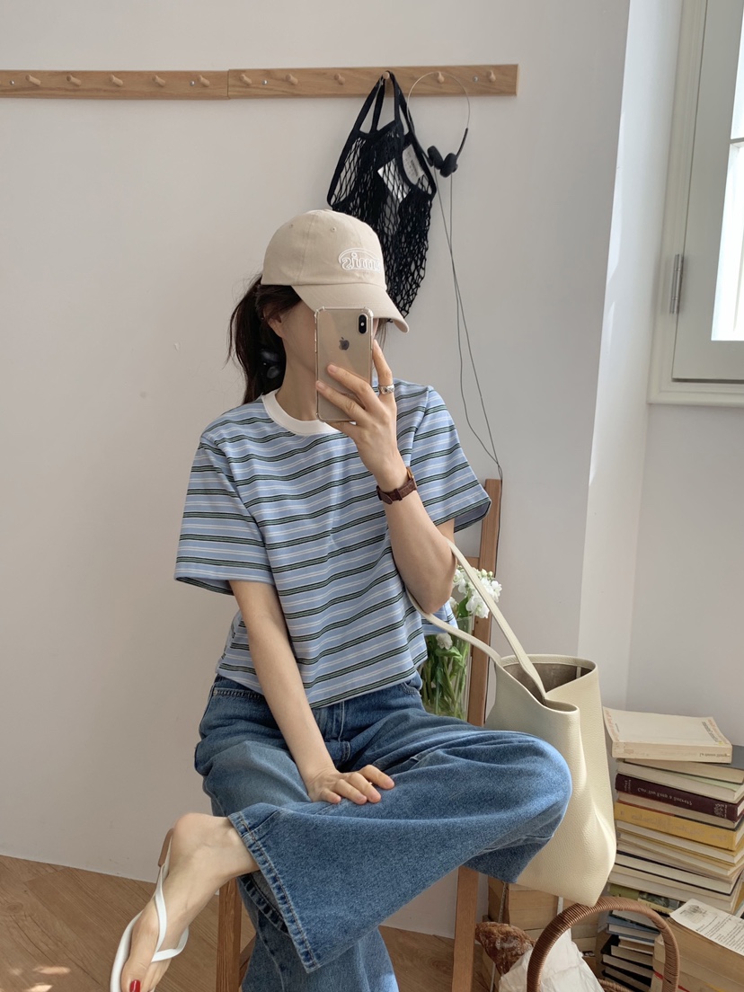 FORMSTUDIO直郵韓國代購㊣女裝新品時尚熱賣推薦25春夏人氣T恤FORMSTUDIOT恤