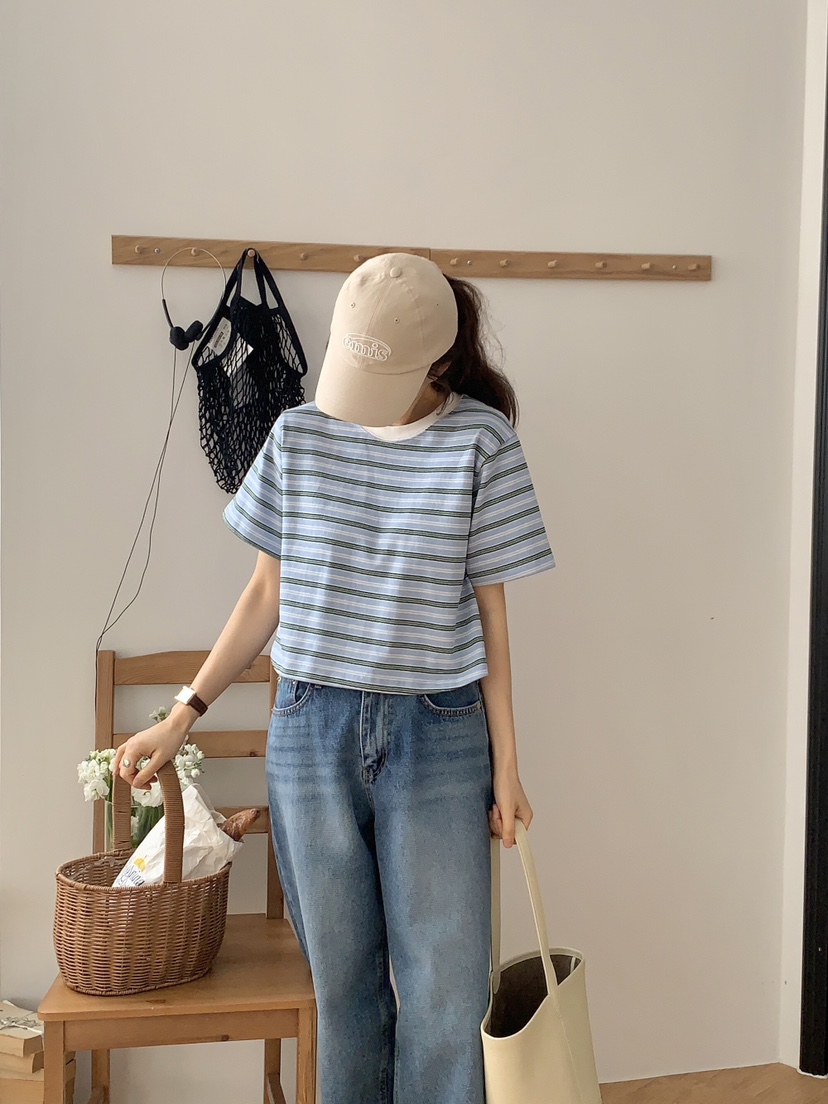 FORMSTUDIO直郵韓國代購㊣女裝新品時尚熱賣推薦25春夏人氣T恤FORMSTUDIOT恤