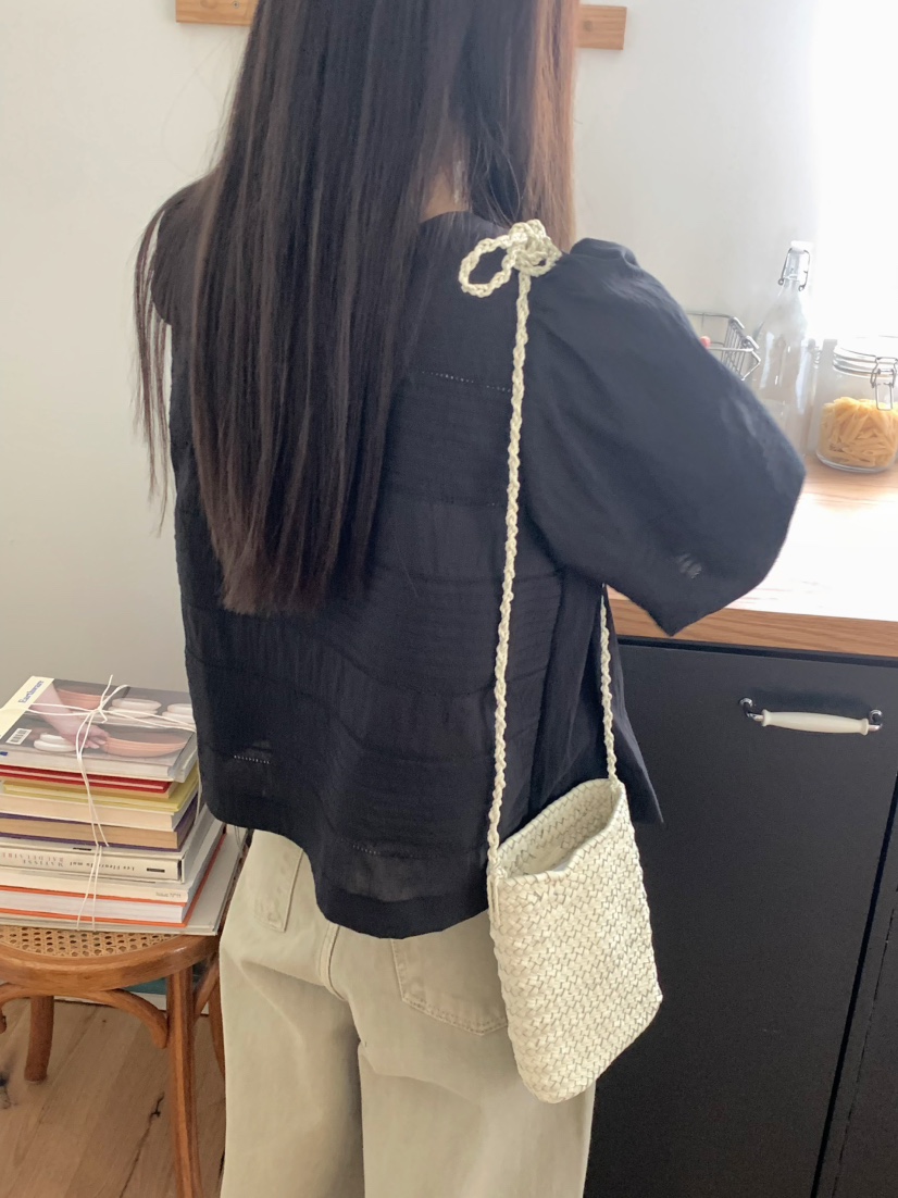 PEBBLE韓國直郵㊣女裝新品時尚25春夏休閑熱賣人氣襯衫蕾絲衫PEBBLE/LAYER襯衫/蕾絲衫