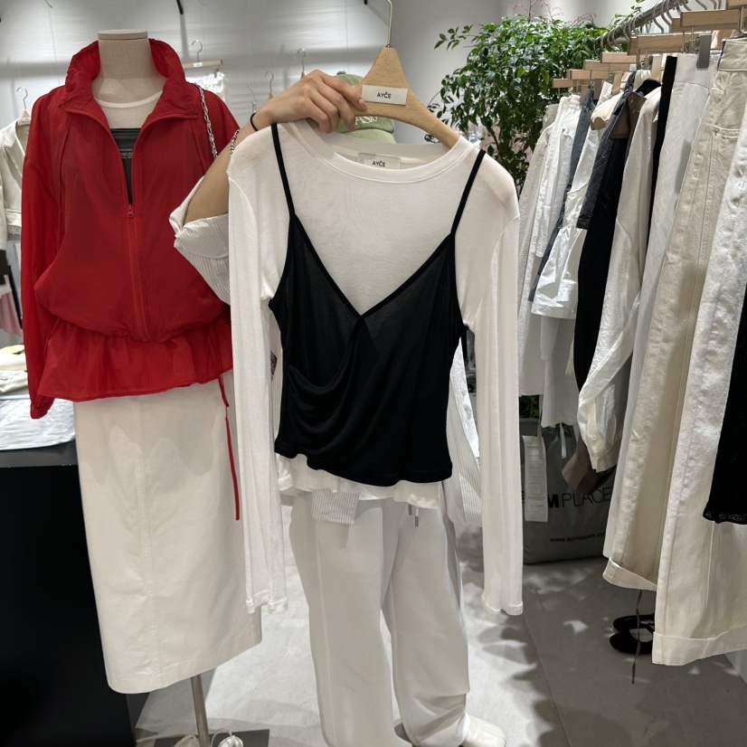 AYCE韓國㊣直郵東大門代購女裝新款25春夏人氣套裝套裝透明BUTTER-P套裝圖色1