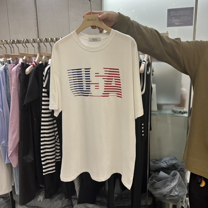 NOON_D韓國㊣直郵東大門代購女裝新品熱賣時尚推薦人氣25春夏T恤NOON_DT恤