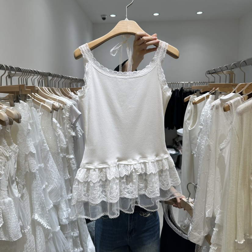 RE STYLE-Q韓國直郵㊣女裝新款休閑人氣熱賣吊帶背心套裝RE STYLE吊帶/背心