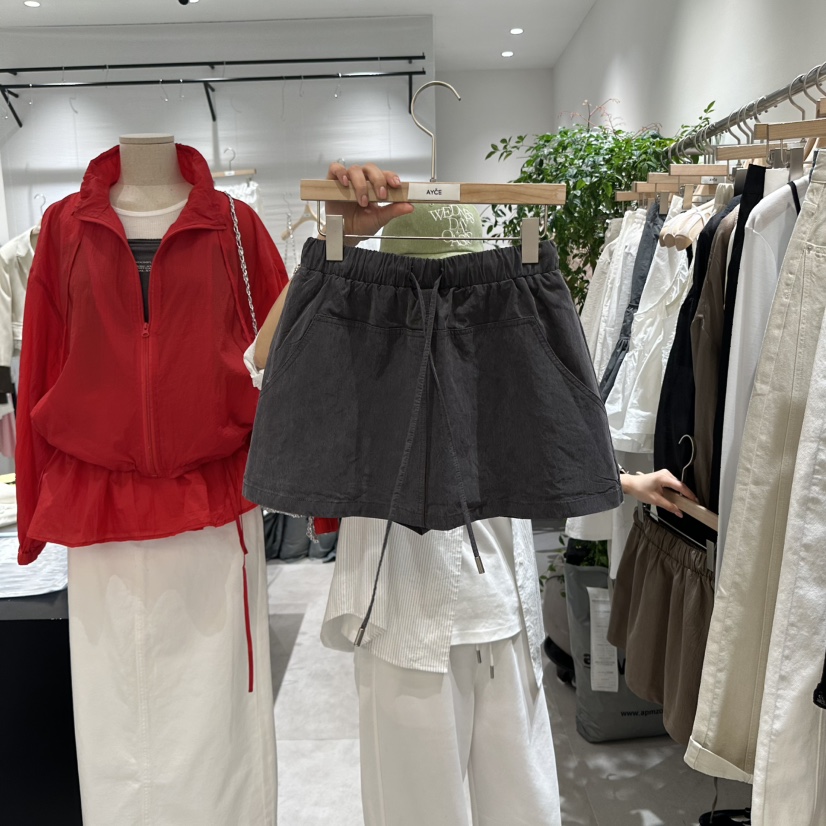 AYCE韓國直郵㊣女裝新品人氣25春夏熱賣推薦時尚休閑短裙綁帶BUTTER-P短裙圖色2