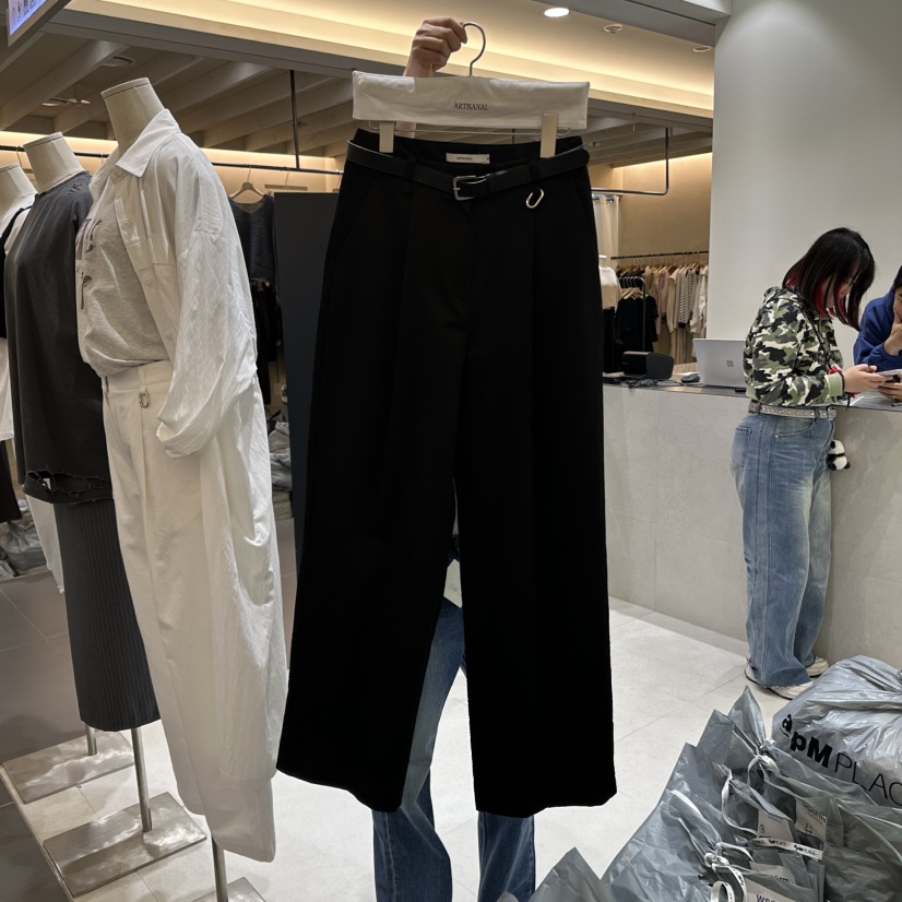 ARTISANAL直郵韓國代購㊣女裝新款人氣時尚休閑推薦25春夏休閑褲ARTISANAL休閑褲圖色2