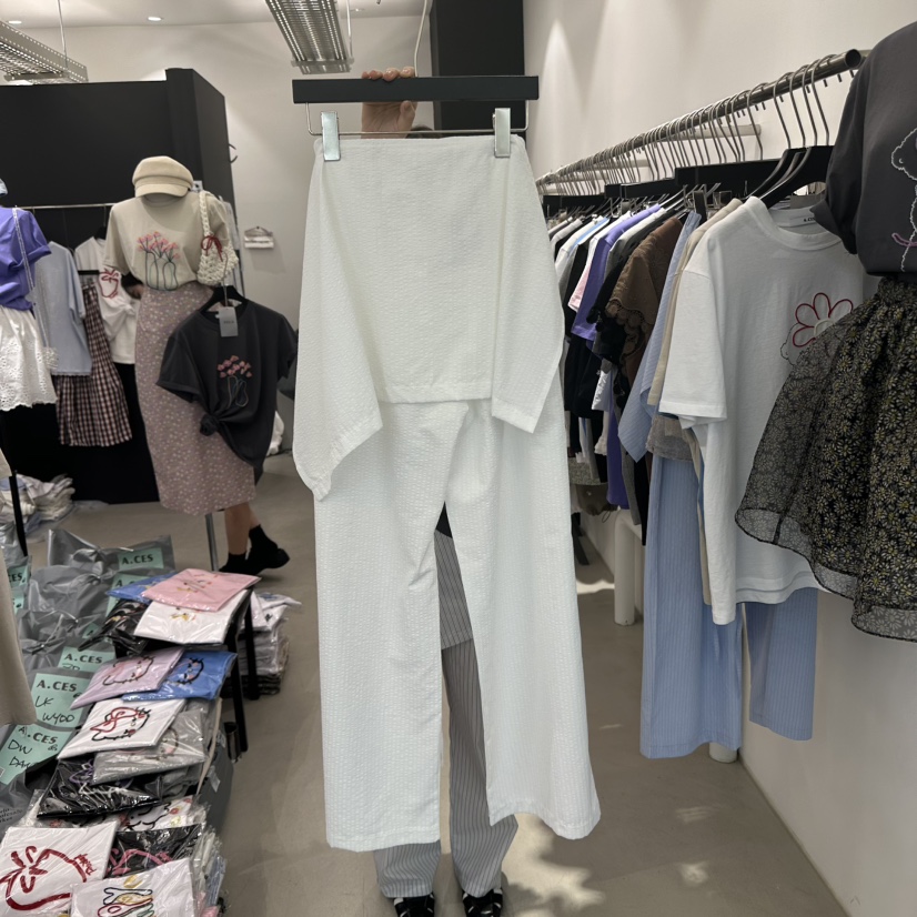 A.CES韓國直郵㊣東大門實拍女裝新品人氣休閑推薦裙褲可拆卸A.CES裙褲