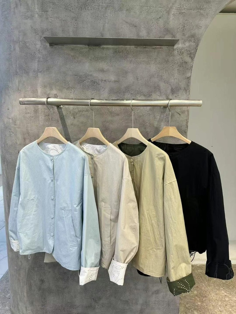 SIMPLE PARK/WMSTORY韓國㊣直郵東大門代購女裝新品人氣夾克蕾絲雙面SIMPLE PARK/WMSTORY夾克