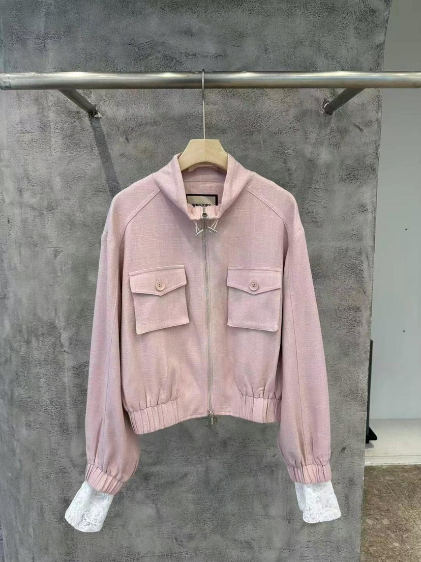 SIMPLE PARK/WMSTORY韓國直郵㊣東大門實拍女裝新品25春夏夾克口袋SIMPLE PARK/WMSTORY夾克圖色2