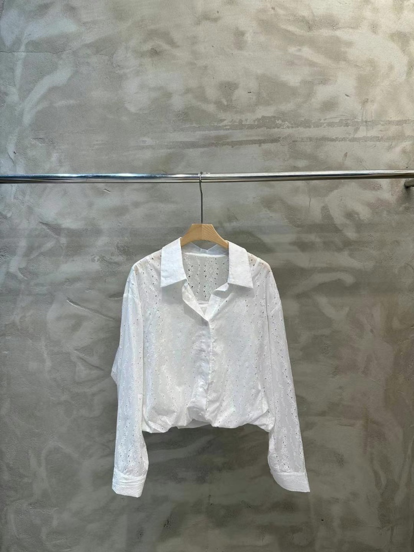 SIMPLE PARK/WMSTORY直郵韓國代購㊣女裝新品25春夏襯衫蕾絲衫SIMPLE PARK/WMSTORY襯衫/蕾絲衫