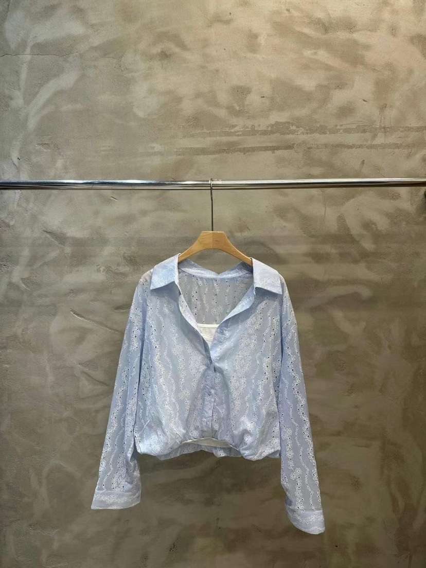 SIMPLE PARK/WMSTORY直郵韓國代購㊣女裝新品25春夏襯衫蕾絲衫SIMPLE PARK/WMSTORY襯衫/蕾絲衫圖色2