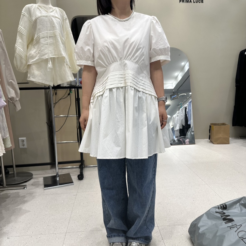 PRIMA LUCE直郵韓國代購㊣女裝新款推薦25春夏休閑熱賣連衣裙CHARLOTTE連衣裙