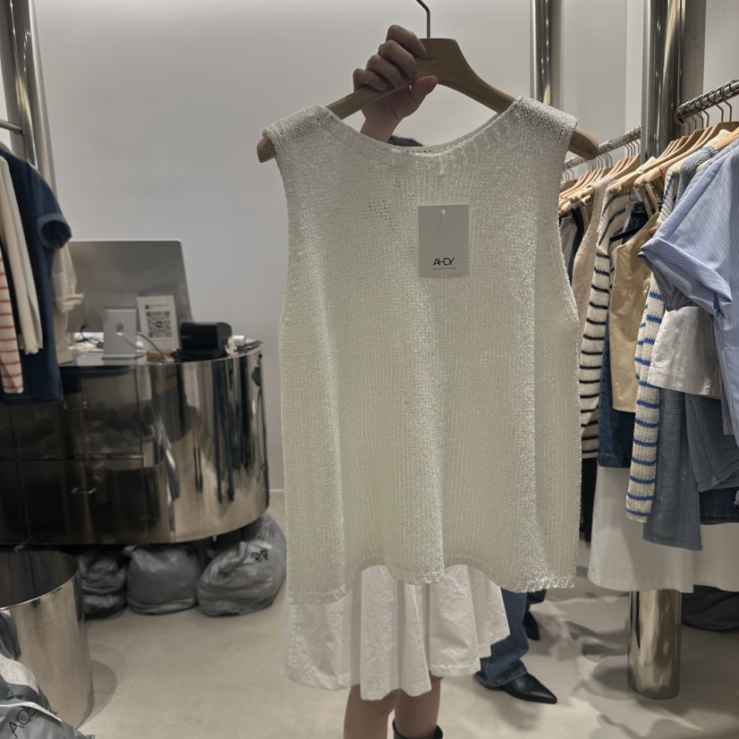 AHOY韓國直郵㊣東大門實拍女裝新品時尚人氣熱賣休閑吊帶背心AHOY吊帶/背心