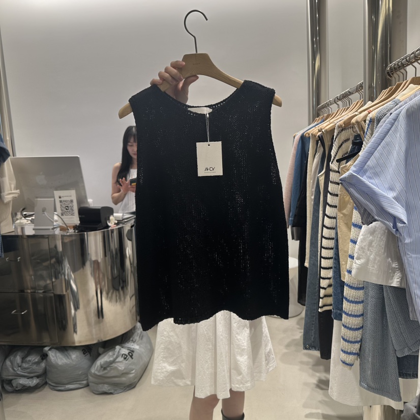 AHOY韓國直郵㊣東大門實拍女裝新品時尚人氣熱賣休閑吊帶背心AHOY吊帶/背心圖色3