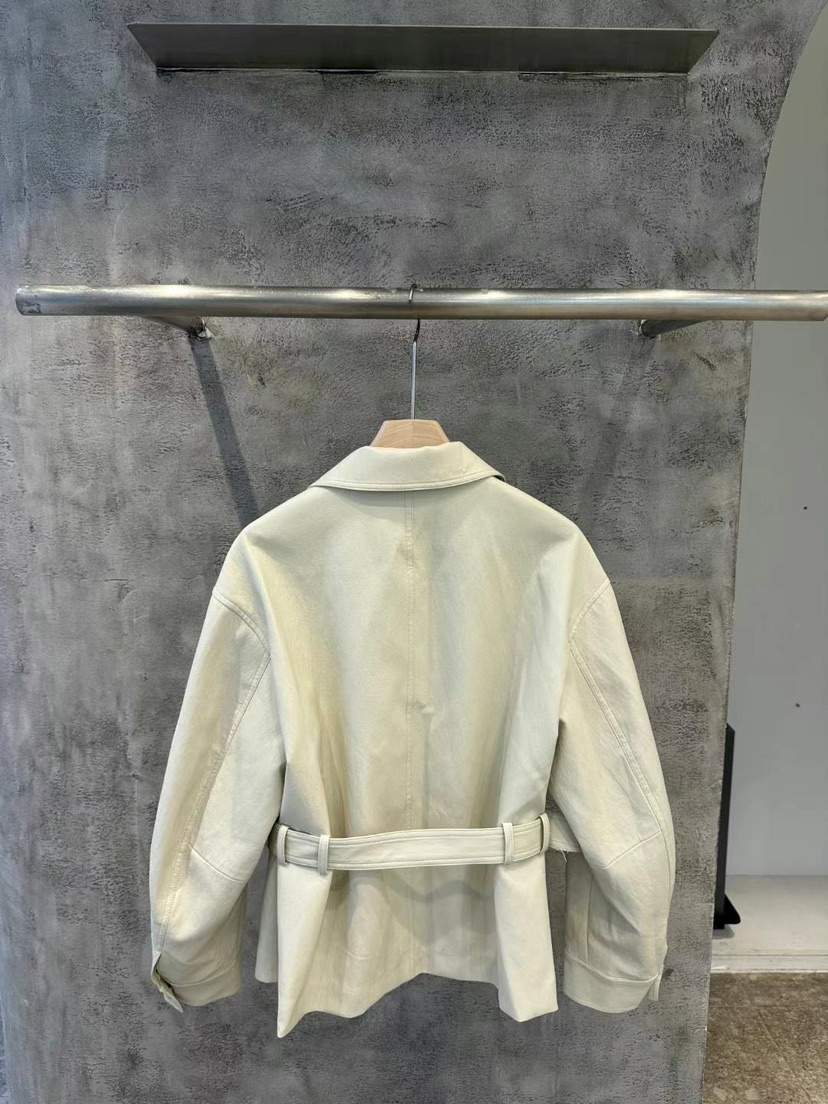 SIMPLE PARK/WMSTORY韓國㊣直郵東大門代購女裝新品推薦皮衣含腰帶SIMPLE PARK/WMSTORY皮衣