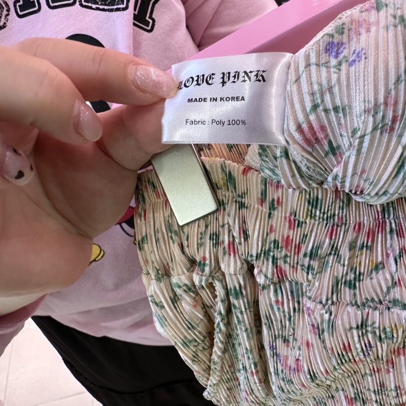 LOVE PINK韓國㊣直郵東大門代購女裝新款25春夏熱賣休閑褲LOVE PINK休閑褲