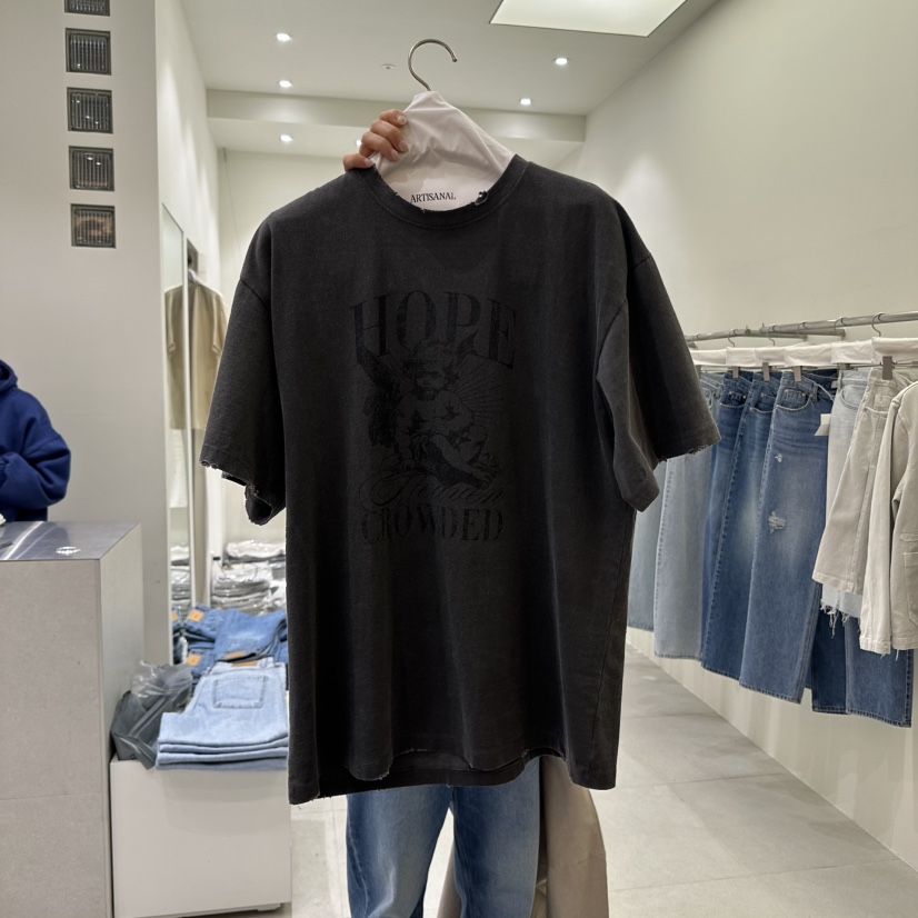 ARTISANAL韓國直郵㊣女裝新品推薦時尚25春夏休閑人氣熱賣T恤ARTISANALT恤圖色2